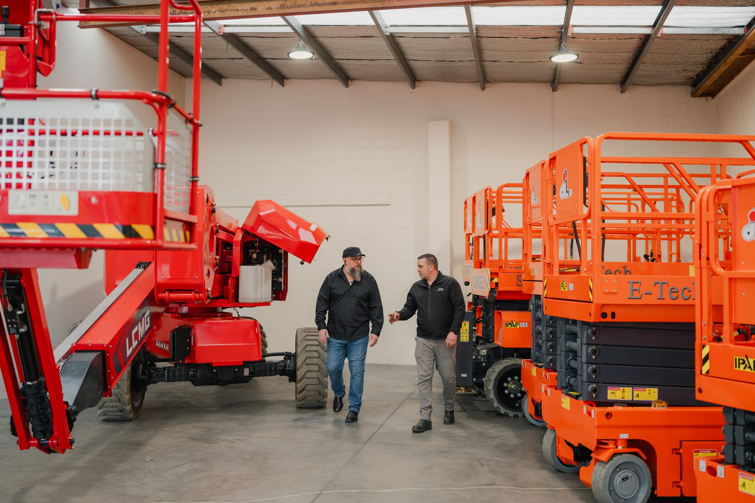 LiftX EWP Christchurch Service Centre for major inspections and fault finding