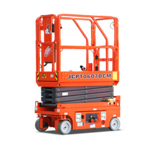 Dingli electric scissor lift. Available from LiftX, Christchurch