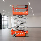 Dingli electric scissor lift. Available from LiftX, Hamilton