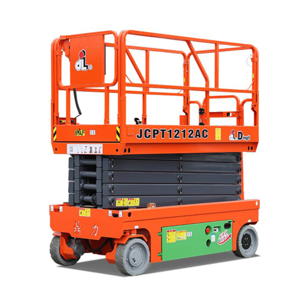 Dingli electric scissor lift. Available from LiftX, Canterbury