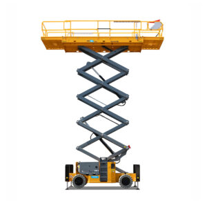 Haulotte rough terrain 4WD scissor lift. Finance available from LiftX, West Coast