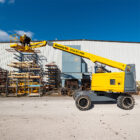 Haulotte rough terrain 4WD telescopic diesel boom lift. Finance available from LiftX, Auckland