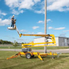 Haulotte trailer mounted cherry picker available from LiftX. Finance available, Greymouth