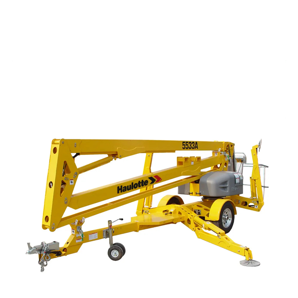 Haulotte trailer mounted cherry picker available from LiftX. Finance available, Hamilton