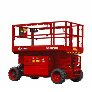 LGMG diesel rough terrain scissor lift from LiftX, NZ. Finance available, Christchurch