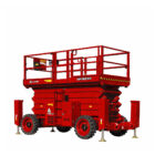 LGMG diesel rough terrain scissor lift from LiftX, NZ. Finance available, Dunedin