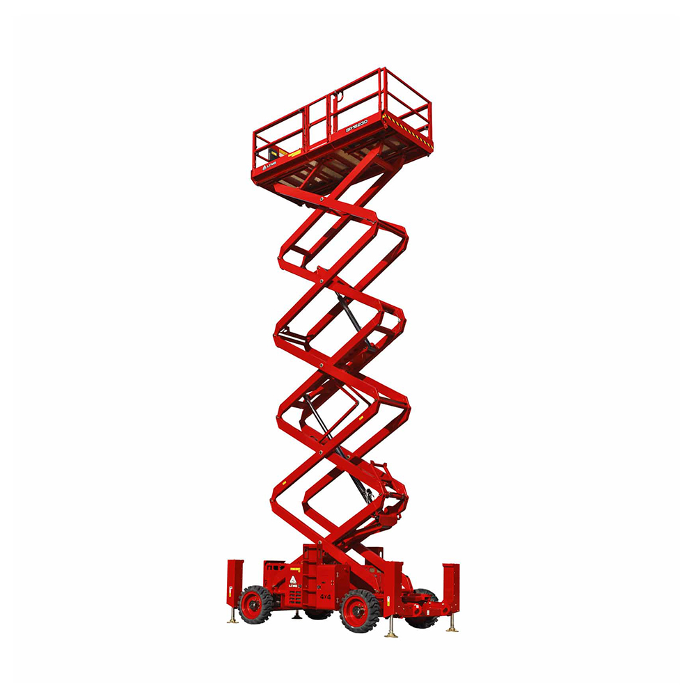 LGMG diesel rough terrain scissor lift from LiftX, NZ. Finance available, Hamilton